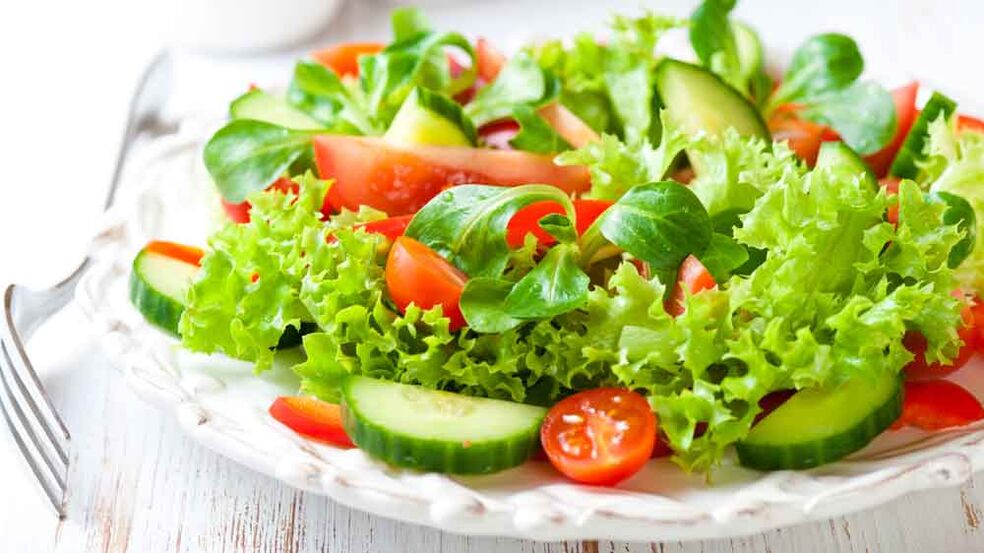 salate de legume proaspete pentru slabit