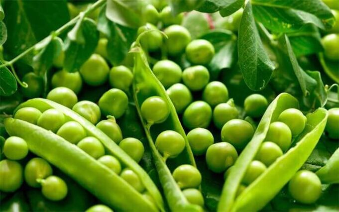 Puteți include mazărea verde în meniul pentru pancreatită